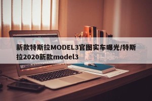 新款特斯拉MODEL3官图实车曝光/特斯拉2020新款model3